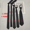 Corbata negra sin nudos para combinar con todo, estilo coreano, informal, para hombre de negocios, con cremallera, de color liso, para el trabajo
