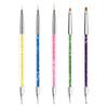 Kit de 15 peças de ferramentas para nail art transfronteiriça, caneta de fototerapia, caneta de cristal, caneta de pintura colorida, caneta de silicone, caneta de broca, pincel, atacado