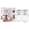 Moedor Manual Doméstico Transfronteiriço Amazon Aço Inoxidável 304 Pimenta do Reino Pimenta Sal Marinho Pote de Condimentos Frasco Borrifador