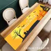 Toalha de Mesa Nova de Halloween Transfronteiriça, Toalha de Mesa de Alta Qualidade com Designs Impressos, Decoração de Feriado, Bandeira de Festa Interna Personalizável