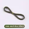 He 10m / Hilo de Cera Coreano Cordón de Cuero Pulsera Trenzada Hecha a Mano Hilo para Tejer Cordón Redondo de Cera de Alta Gama Al por Mayor