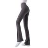 Calça Esportiva de Verão Estilo Lulu com Proteção Solar, Calça Flare Shark Fina de Cintura Alta Emagrecedora com Caimento Fluido e Toque de Luxo, Calça de Perna Larga