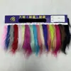 Tela de pelo para muñecas de algodón, rollo de pelo largo de 80 mm, mechón de plumón de felpa, pelo de agua, estilo marino, pelo frito, tela de pelo