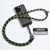 Cordão para Celular Pendurado no Pescoço Transversal 8mm Tira Trançada Corda Curta para Pulso Capa de Celular Cadeia de Cordão Atacado Fábrica