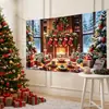 Tela de Fondo para Navidad 2027 Venta Caliente Transfronteriza Fondo Fotográfico Decoración de Fiesta Tela Colgante Fábrica de Origen Múltiples Estilos Disponibles
