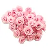 Ponto Flor Rosa Multicor Boa Qualidade Material DIY Artesanal Acessórios Decoração de Cena de Feriado Decoração de Casamento Fotografia