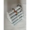 Suporte de Exibição para Pulseiras e Braceletes Suporte de Balcão de Loja Rack de Armazenamento para Pulseiras e Colares Caixa de Armazenamento Destacável de 5 Níveis Grande