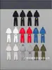 Sudadera con capucha de forro polar y espuma estilo Synaworld American Drill High Street Hip-Hop Pantalones Deportivos de Moda para Hombre