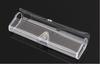 Estuche de plástico transparente para gafas, estuche de PVC para cerca, estuche de almacenamiento ligero y portátil, estuche para gafas para presbicia, estuche de espejo moderno para hombres y mujeres