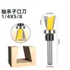 Fresa para Canal de Rabo de Andorinha Perfilado com Rolamento Ferramenta de Fresagem para Marcenaria Cabeça de Corte para Tupia Fresadora Fresadora Router Bit