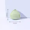 Esponja de Polvo del Tamaño de un Pulgar con Textura Similar al Cuero, Esponja Mini de Malvavisco de Helado, Suave y de Doble Uso para Aplicación Seca y Húmeda, Cushion para Base de Maquillaje Forma de Gota de Agua