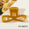 Pajarita de PC Premium Pinza Grande para el Cabello Nueva Horquilla de Pelo de Pajarita Pintada con Spray UV Pinza de Tiburón para Moño Versátil Venta al por Mayor