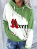 Suéter de Halloween Venta Caliente Transfronteriza Mujer Primavera Nuevo Estampado Chaqueta Casual Tendencia Sudadera con Capucha Mujer Al por Mayor