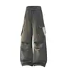 Nuevos pantalones casuales de trabajo para hombre, pantalones impermeables para senderismo al aire libre, estilo de pareja, pantalones rectos holgados de pierna ancha
