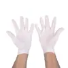 Guantes Gruesos Blancos Personalizados de Protección Laboral, Guantes de Poliéster para Protección en Obra de Construcción, Suaves y Transpirables, Adecuados para Manualidades y Etiqueta