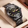 Reloj KINGNUOS Auténtico para Hombre con Doble Calendario, Resistente al Agua, Luminoso, Correa de Acero, Venta al por Mayor Extranjera, Outlet de Fábrica de Relojes