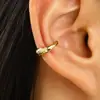 Brincos Geométricos Transfronteiriços para Orelhas Não Perfuradas, Brincos de Alta Qualidade para Mulheres, Ear Cuffs de Estilo Minimalista, Brincos Elegantes Vintage de Luxo Leve