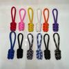 Puxadores de Zíper de Paracord, Puxadores para Bagagem e Vestuário, Cordas de Cauda Tecidas à Mão, Diversos Puxadores para Bolsas, Paracord de Sete Núcleos