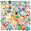 56 Adesivos de Graffiti de Bola de Natal Desenho Animado Decorar Guitarra Caderno Mala DIY Transfronteiriço à Prova d'Água