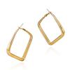 Pendientes de Venta Caliente Transfronterizos Estilo Frío Simple Europeo y Americano Cuadrados Retro Estilo Hong Kong Pendientes Elegantes de Celebridad de Internet