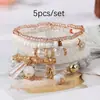 Pulsera de cuentas multicapa de estilo bohemio de venta caliente europea y americana Set Colgante de cristal Joyería Harajuku para Foto de Viaje
