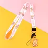 Lanyard Cartoon Fofo para Casal com Pingente Maçã Corda para Pendurar no Pescoço do Celular Personalizado Pingente Feminino Chaveiro Anti-Perda
