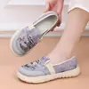 Zapatos Casuales de Suela Suave, Cómodos y Versátiles para Madres de Mediana Edad y Mayores, Zapatos de Mujer, Zapatos Planos Transpirables, Antideslizantes