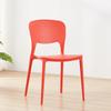 Silla de Plástico Estilo Europeo, Silla de Oficina Moderna Simple con Respaldo, Silla Creativa para Comedor para Uso Doméstico, Silla de Ocio para Cafetería para Adultos