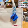 Llavero de Cámara Paranoica Creativa Dibujo Animado Lindo Tarjeta Pibala Juguete Luminoso Mochila Escolar para Niños Colgante Pequeño