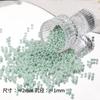 Cuentas de arroz de alta calidad de 2 mm, pintura al óleo de arroz nacional súper excelente, cuentas de porcelana de color sólido, cuentas sueltas, serie de cuentas para horquillas de bordado, accesorios de borla para manualidades DIY
