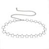 Cadena de combinación de estrella de cinco puntas de metal simple con joyería transfronteriza de Europa y Estados Unidos, decoración que combina con todo, cadena de cintura para vestido.