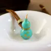 Original Nueva Moda Versátil Chapado en Oro Ámbar Esmalte Colorido Calabaza Cadena para Suéter Lujo Ligero Gama Alta Collar Largo para Mujer