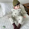 10A Antibacteriano2026 Conjunto de Algodón Puro con Lycra Sin Costuras Otoño/Invierno para Niños y Niñas Conjunto para Casa Clase A