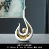 Adornos modernos de cerámica de lujo ligero para sala de estar, recibidor, mueble de TV, escritorio de oficina creativo, mueble de vino, decoraciones para inauguración de casa