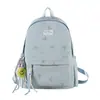 Mochila transfronteriza para mujer, estilo japonés ins, nueva de alta apariencia, estilo universitario, mochila de mariposa, bolsa ligera de doble hombro para estudiantes de secundaria y preparatoria