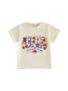 Nueva Camiseta Casual Diaria de Manga Corta con Estampado del Día de la Independencia para Niños y Niñas, Transfronteriza Europea y Americana Amazon 2026, Cuello Redondo