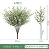 Planta verde sintética eucalipto folha de dinheiro planta de plástico folhas de eucalipto atacado casa exterior casamento decoração ornamentos
