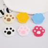 Versão Q grandes pegadas pés PVC cola macia chinelos de telefone móvel shell acessórios decorativos DIY jóias copo ipad shell patch