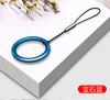 Cordón para Teléfono Móvil Hebilla Metálica para Teléfono Hebilla de Anillo de Aleación Llavero Anti-Caída Cadena Colgante Multiusos Colgante Metálico