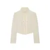 Venta al por mayor transfronteriza 2026 Moda casual europea y americana de doble botonadura con capas decorativas, blazer corto para mujer K71947