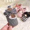 Zapatos de Bebé Estilo Princesa con Lazo para Primavera y Otoño 3-6-9-12-15 Meses Bebé Niña Suela Suave Pata de Gallo Zapatos para Niño Pequeño