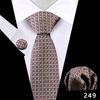 Corbata de Negocios para Hombre Pañuelo de Bolsillo Traje Vestido Banquete Camisa Rojo Negro Polo Lunares Cuadros Corbata de 8cm