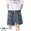 Pantalones cortos de baloncesto de verano para hombre estilo americano, de longitud media, para adolescentes, talla grande, modernos, holgados, casuales, pantalones deportivos para la playa