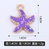 Serie Oceánica Colgante de Estrella de Mar con Lentejuelas DIY Accesorios Decorativos Lote Mixto Transfronterizo Venta al por Mayor Directa de Fábrica