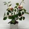 Flores Artificiales, Plantas Falsas para Decoración de Sala de Estar, Plantas Verdes Artificiales de Pie para Dormitorio, Adornos en Maceta, Decoración de Interior Monstera, Plantas Falsas