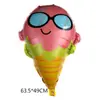 Globo de aluminio para pizza, palomitas, hamburguesas, perritos calientes, helados, donas, fiestas, cenas y más