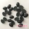 Acessórios para olhos de brinquedo de pelúcia acessórios para nariz de brinquedo 15 por 10 nariz oval plano preto olhos de feijão preto