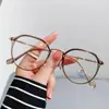 Gafas Ópticas Anti-luz Azul para Miopía Tr90 Ultraligeras Estilo Coreano 2022 Gafas Artísticas Vintage para Mujer Libro Rojo