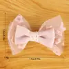 Organza Floral Laço Duplo Feito à Mão DIY Acessórios para Cabeça de Criança Chapéu Sapatos Acessórios para Roupas Atacado