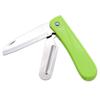Cuchillo de fruta de acero inoxidable al por mayor de fábrica, mini cuchillo de fruta portátil para el hogar, cuchillo de fruta plegable multiusos.